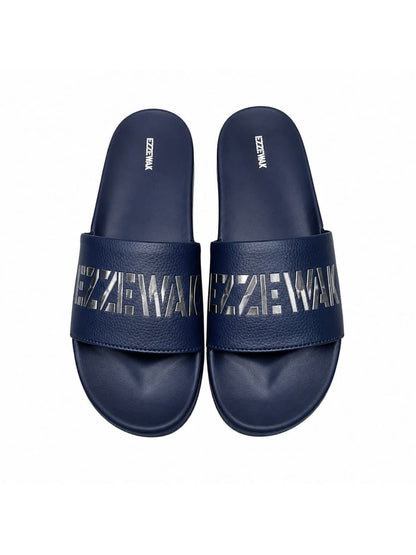 Casual Slide Sandals with EZZEWALK Letter Design