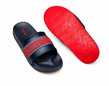 Casual Slide Sandals with EZZEWALK Letter Design